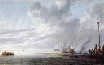 Willem Van De Velde The Younger : Seascape